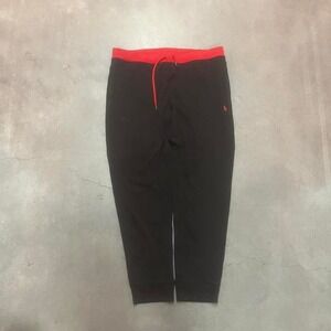 Polo Ralph Lauren Men's Soft Cotton Double-Knit Jogger Pants red black xl